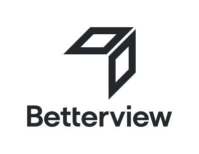 Betterview Vertical Logo 1-Color Black
