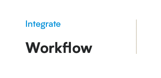 Integrate Workflow