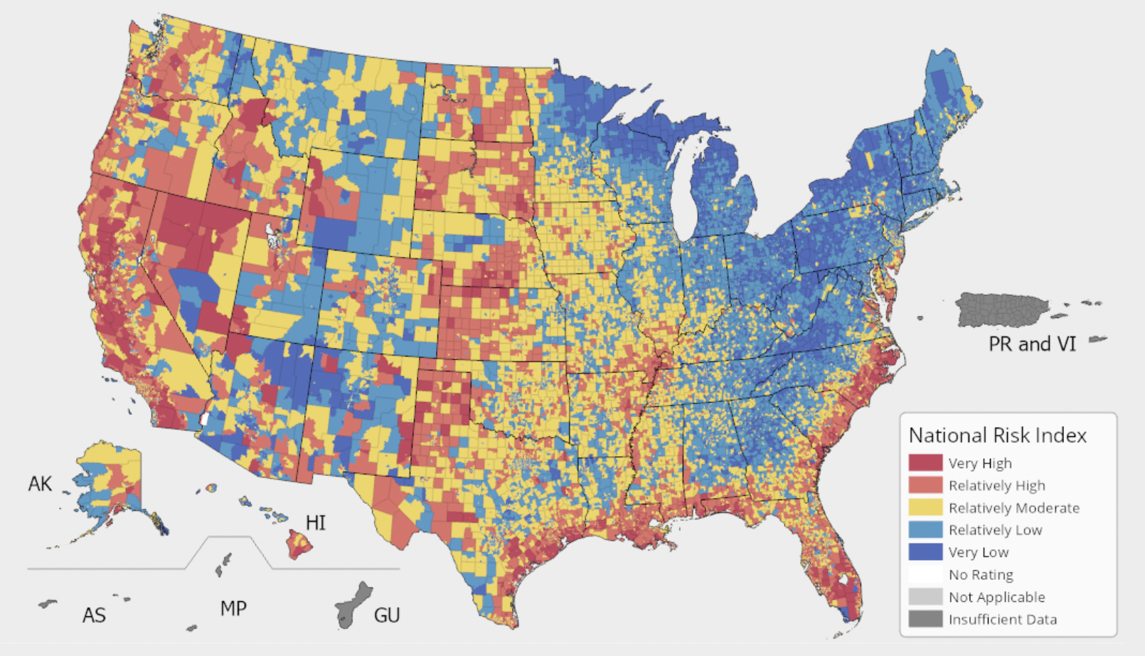 FEMA-National-Risk-Index-Map